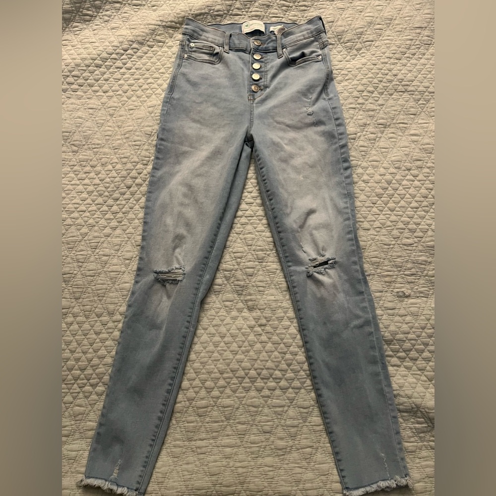 Denim Button Up Jeans